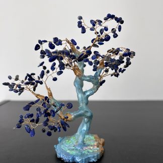 Arbre de vie Lapis-Lazuli, arbre de vie en pierres naturelles, Lapis lazuli, fait main, fabrication française, pierres naturelles