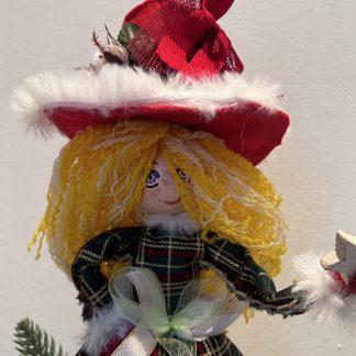 Poupée Claire, poupée de Noel, poupée artisanale, poupée fait main, fabrication artisanale, fait main, idée cadeau, cadeau de Noel