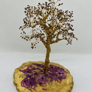 arbre de vie cristal améthyste, arbre de vie, fait main, fabrication artisanale, fabrication française, idée déco, idée cadeau