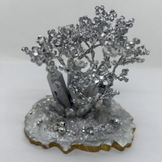 arbre de vie cristal autrichien, arbre de vie, fabrication artisanale, fabrication française, cristal autrichie,,, idée cadeau, idée déco