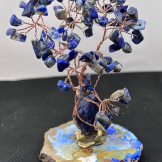 Arbre de vie en Lapis Lazuli, arbre de vie fait main, arbre de vie, pierre naturelle, Lapis Lazuli, fait main, fabrication artisanale