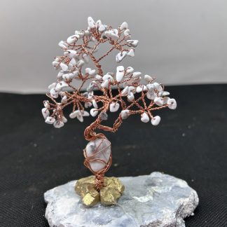 Arbre en Obsidienne neige, pierre naturelle, arbre de vie, fait main, fabrication française, idée décoration, handmade, décoration fantaisie