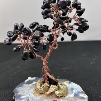 Arbre en Obsidienne, arbre de vie, fait main, fabrication française, idée décoration, cadeau, fabrication artisanale