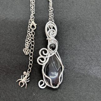 Pendentif onyx, pendentif fait main, fabrication artisanale, pierre naturelle, Onyx, fabrication française, bijoux fantaisie