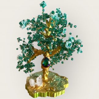 arbre de vie, cristal autrichie,,fait main, handmade, tree of life, fabrication artisanale, idée cadeau