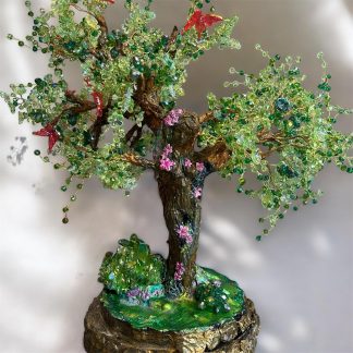 cristal autrichien, arbre de vie, décoration, fabrication artisanale, fantastique, fait main, idée cadeau